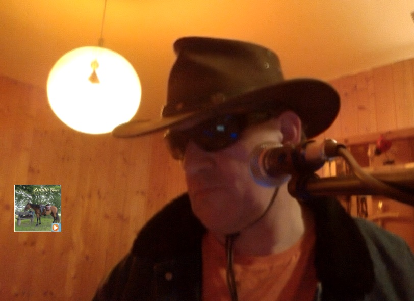 Zuelle Blues, Reiten abends, in den Sonnenuntergang, 2019